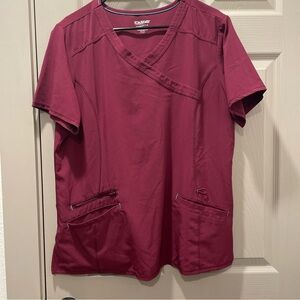 WINE Colored Scrubs by Scrubstar | Short Sleeve | V-Neck